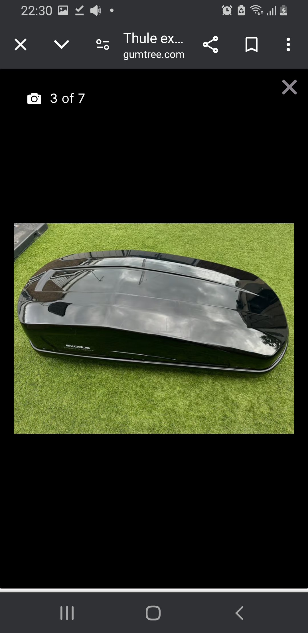 Exodus 470l roof box