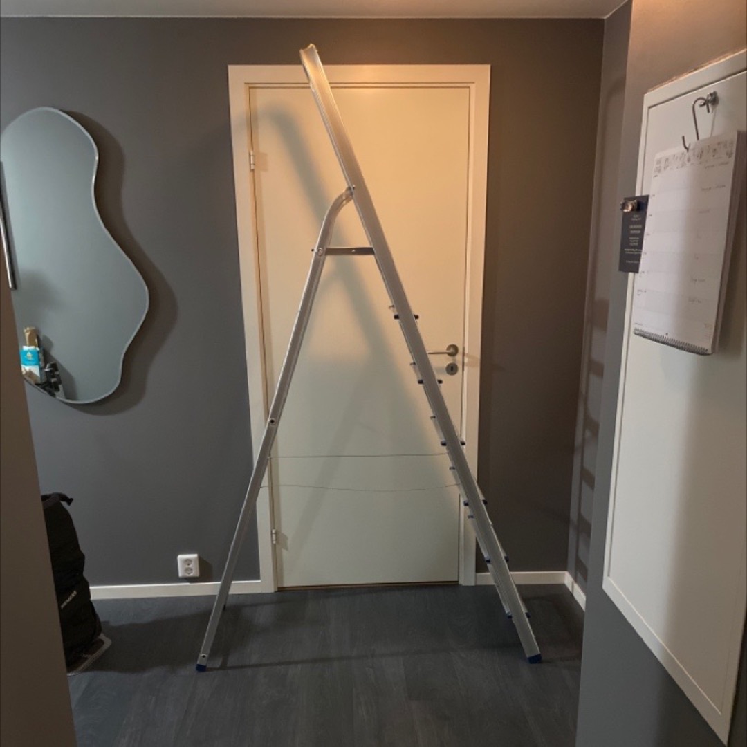 Gardintrapp, 210 cm, 7 trinn