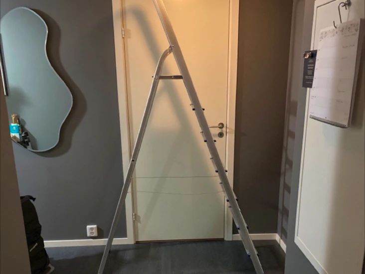 Gardintrapp, 210 cm, 7 trinn