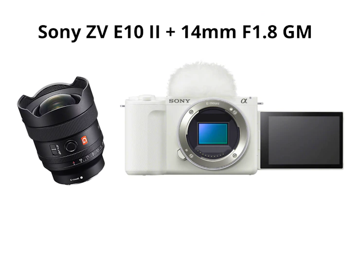 Sony zv e10 ii + 14mm f1.8 gm