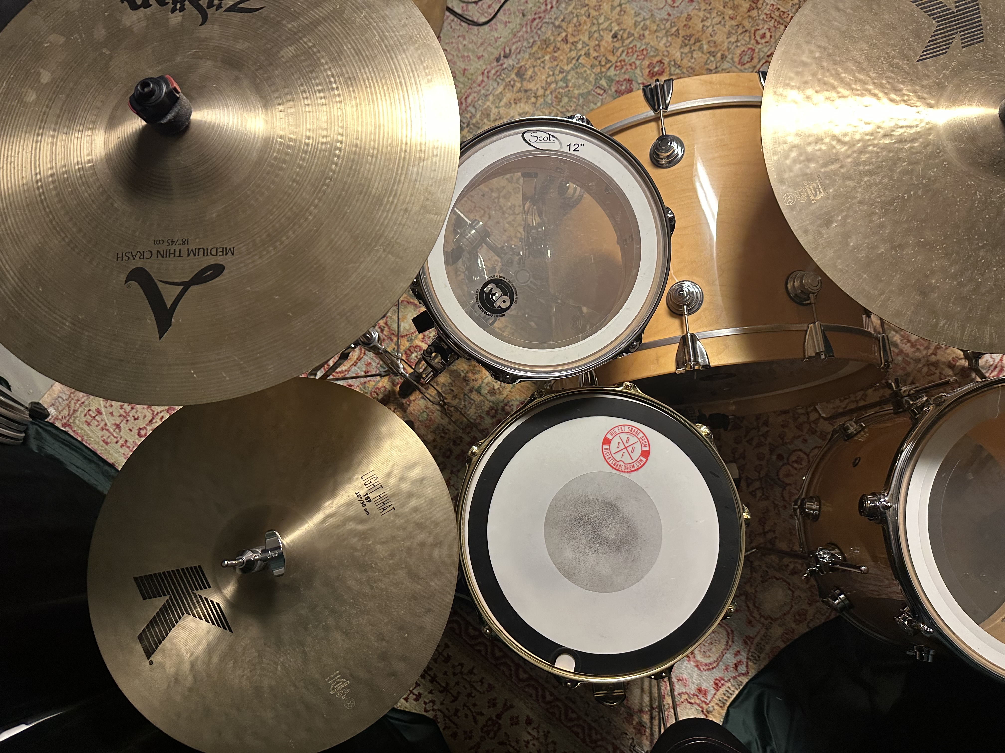 Hihat & cymbal-set zildjian