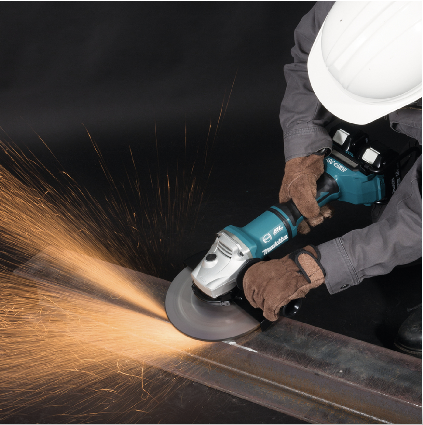 Makita max power vinkelsliper lxt ®dga900