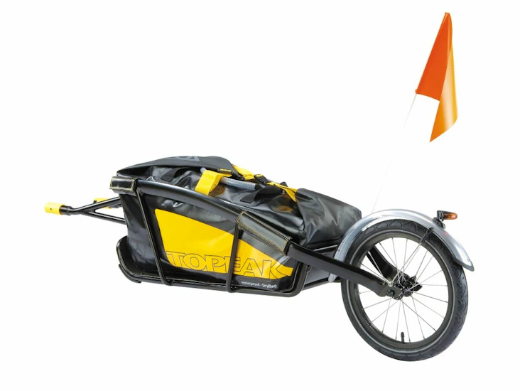 Topeak journey trailer cykelvagn svart/gul 65