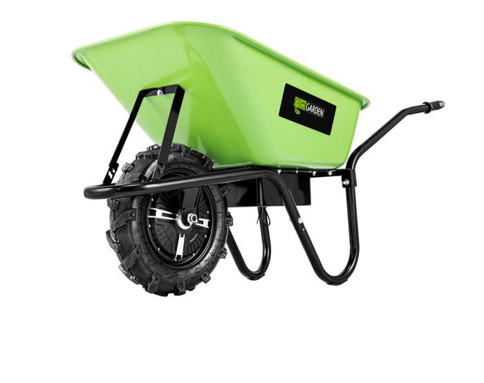 Eldriven skottkärra 150kg / 80l 500w