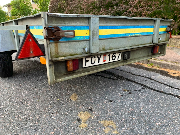 Öppen släpvagn. sävsjösläpet ssel 1000.