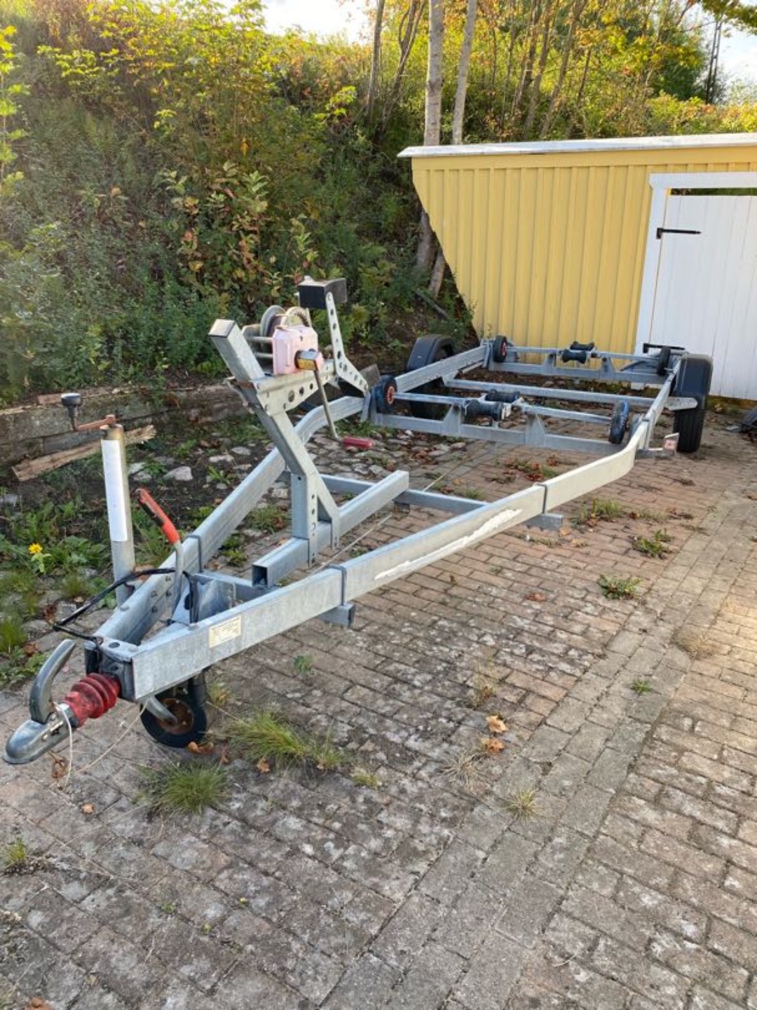 Båttrailer / släp 1500kg 80km/h