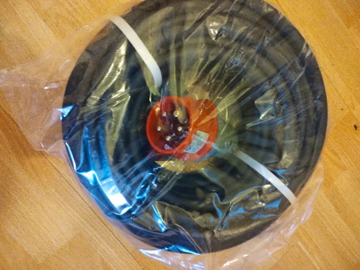 3-fas skarvkabel 25 m 16a