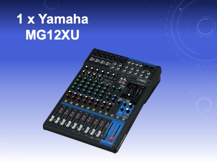 Yamaha mg12xu 12-channel mixer 