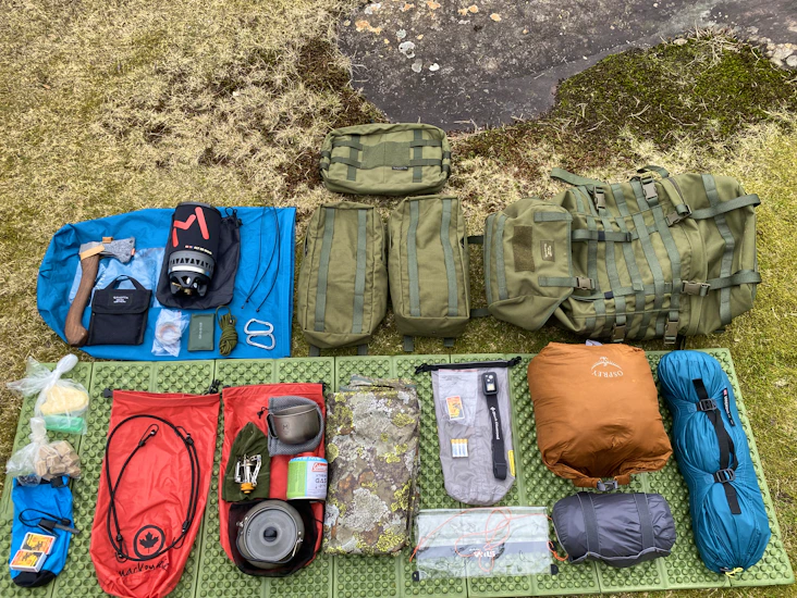 Savotta ryggsekk med friluftspakke