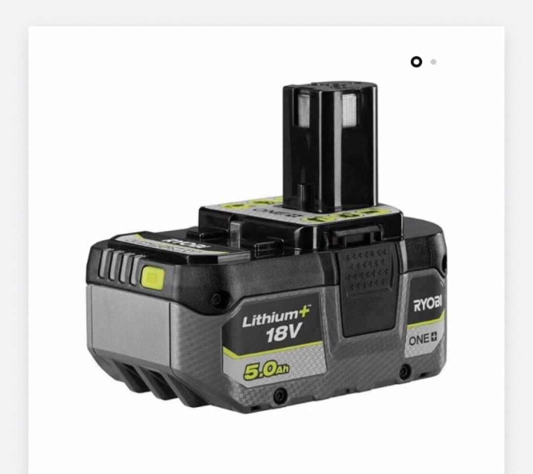 Ryobi one batteri 5.0 ah 18v