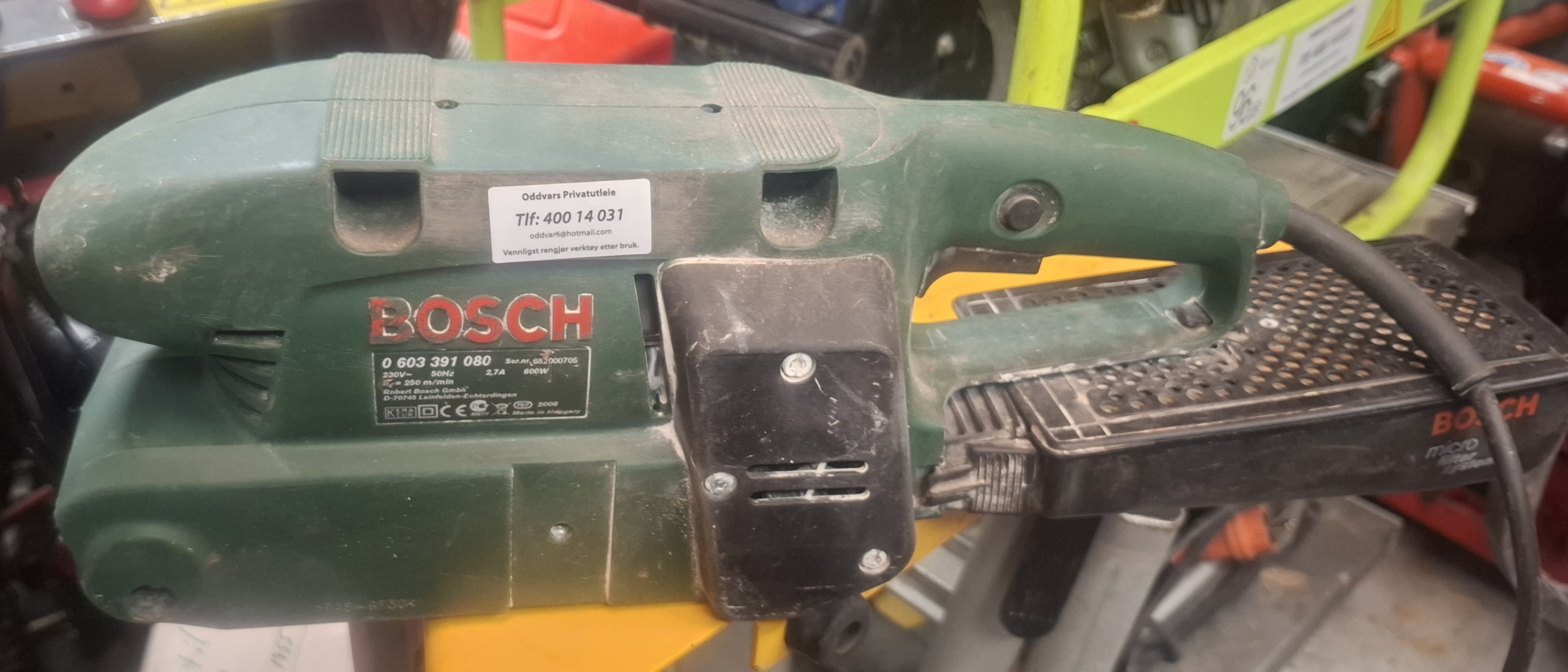 Bandsliper bosch bps7a