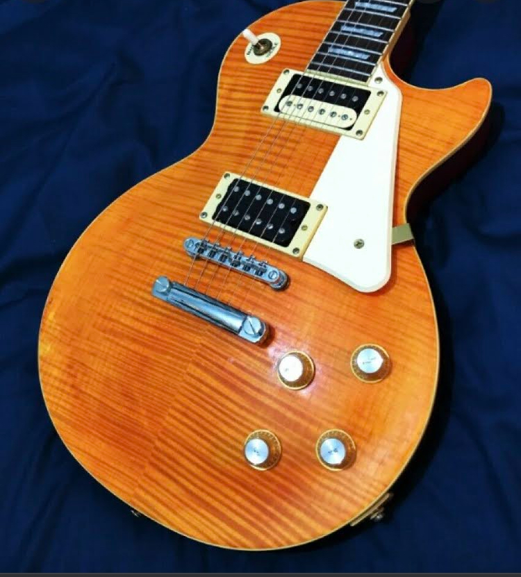 Epiphone les paul standard marc bolan customised