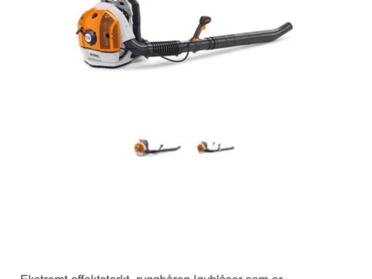 Kraftig løvblåser. stihl br600