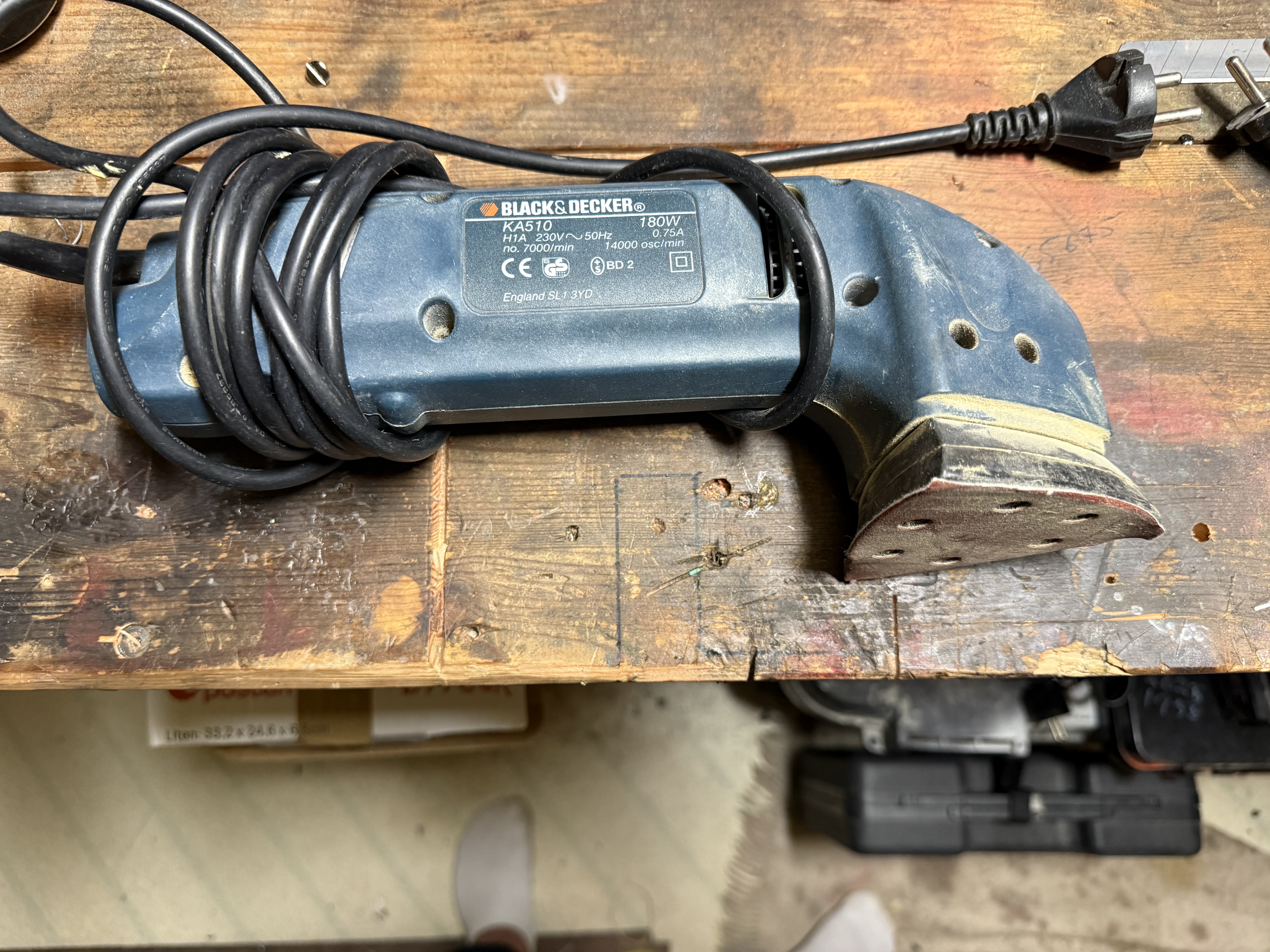 Black & decker slipemus på ledning 