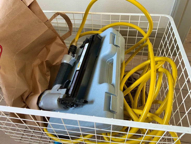 Spikpistol / klammer med kompressor