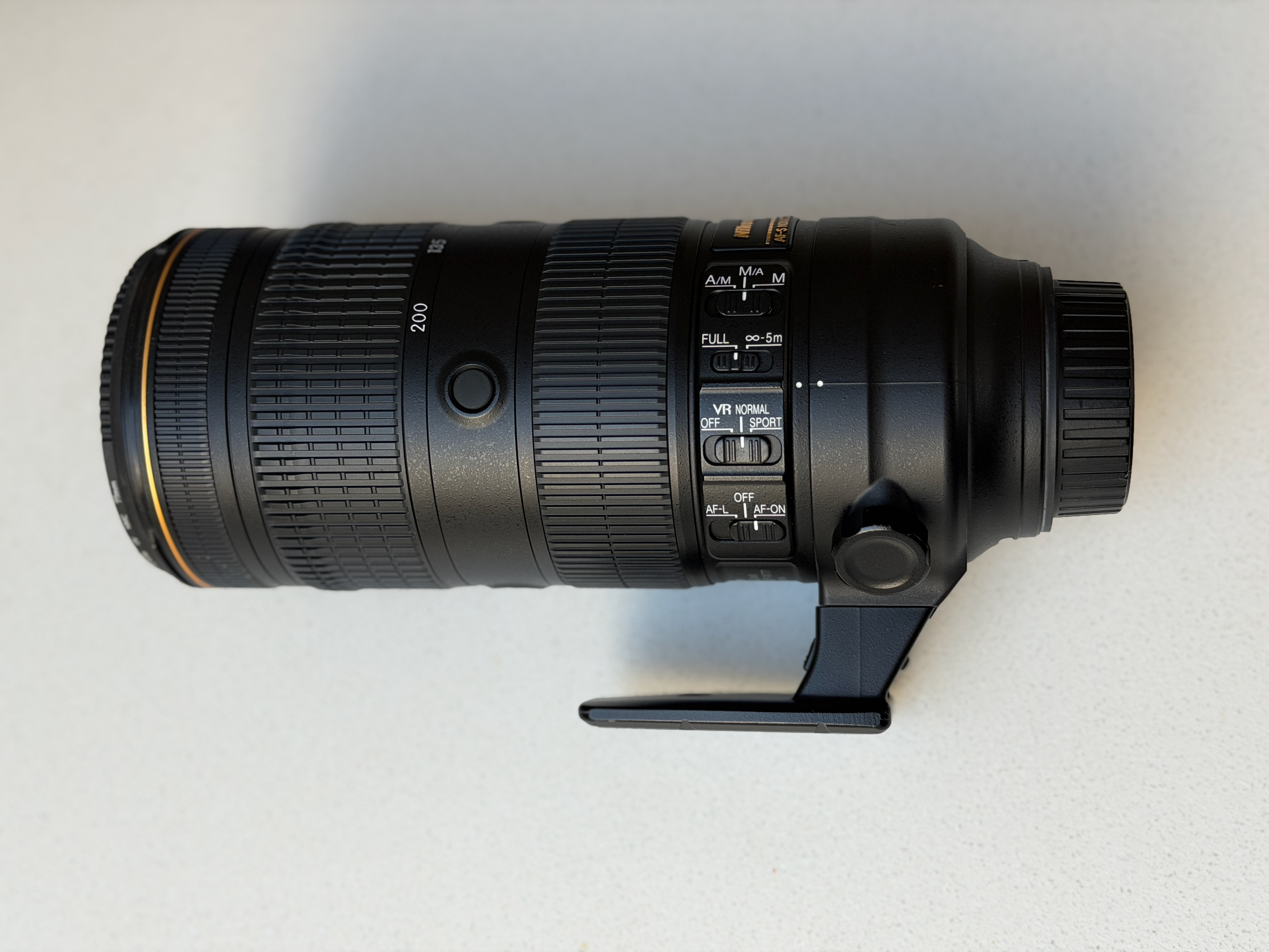 Nikon 70-200 f2.8e fl ed 