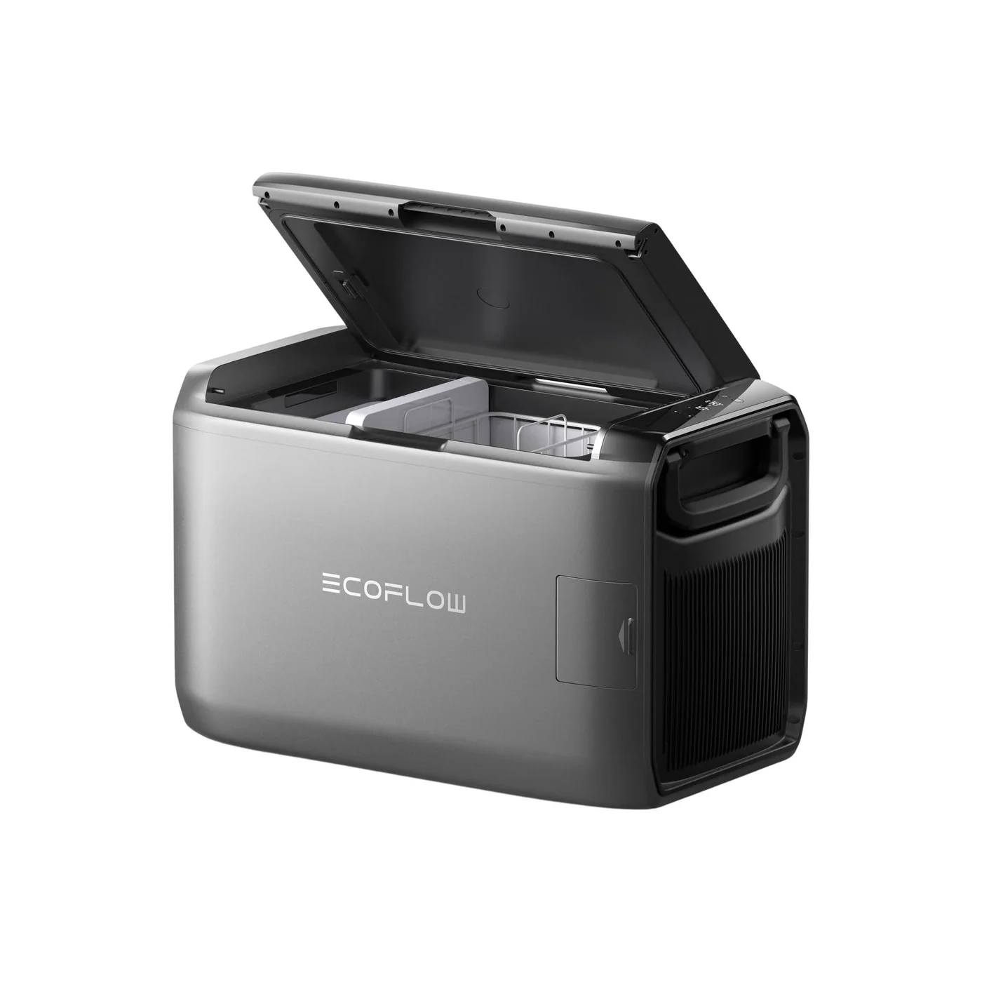 Ecoflow glacier kylskåp med frys 45 liter – portabelt kylskåp (dual zone)