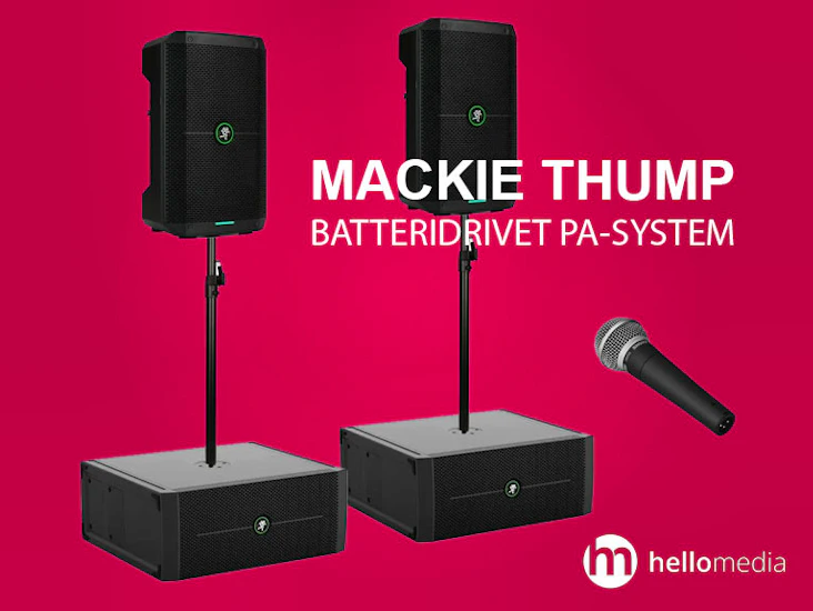 Pa-paket (2x mackie thump go + 2 x thumpsub)