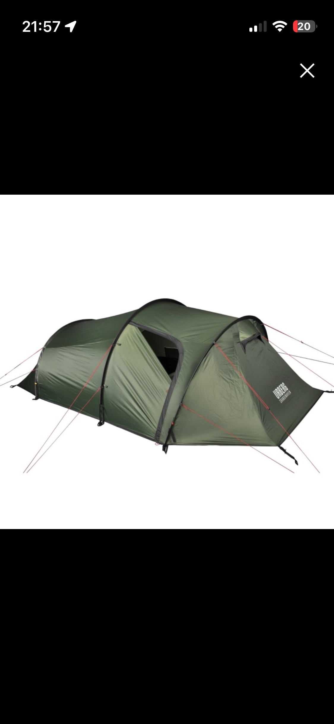 3-person tunnel tent g5 från urberg