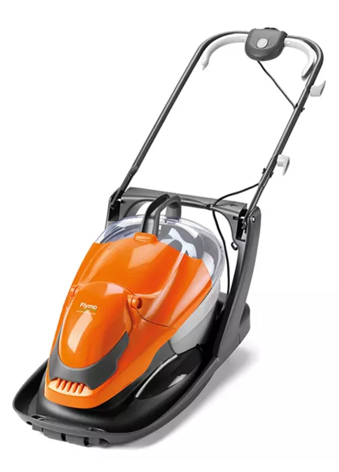 Electric flymo hover lawn mower gardening grass box