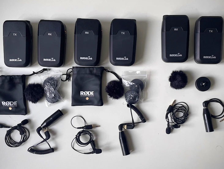 3st rødelink filmmaker kit - trådlöst myggmikrofonsystem
