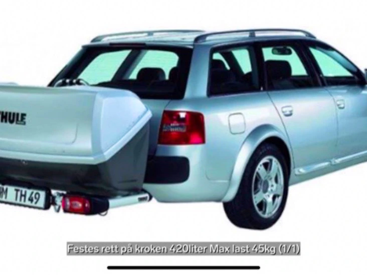 Thule easebase tilhengerboks 420liter