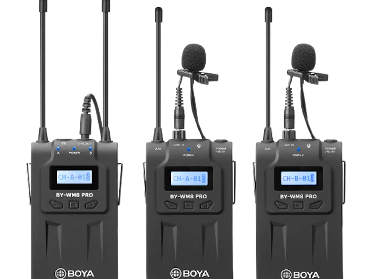 Trådlösa mikrofoner (myggor och handmikrofon)