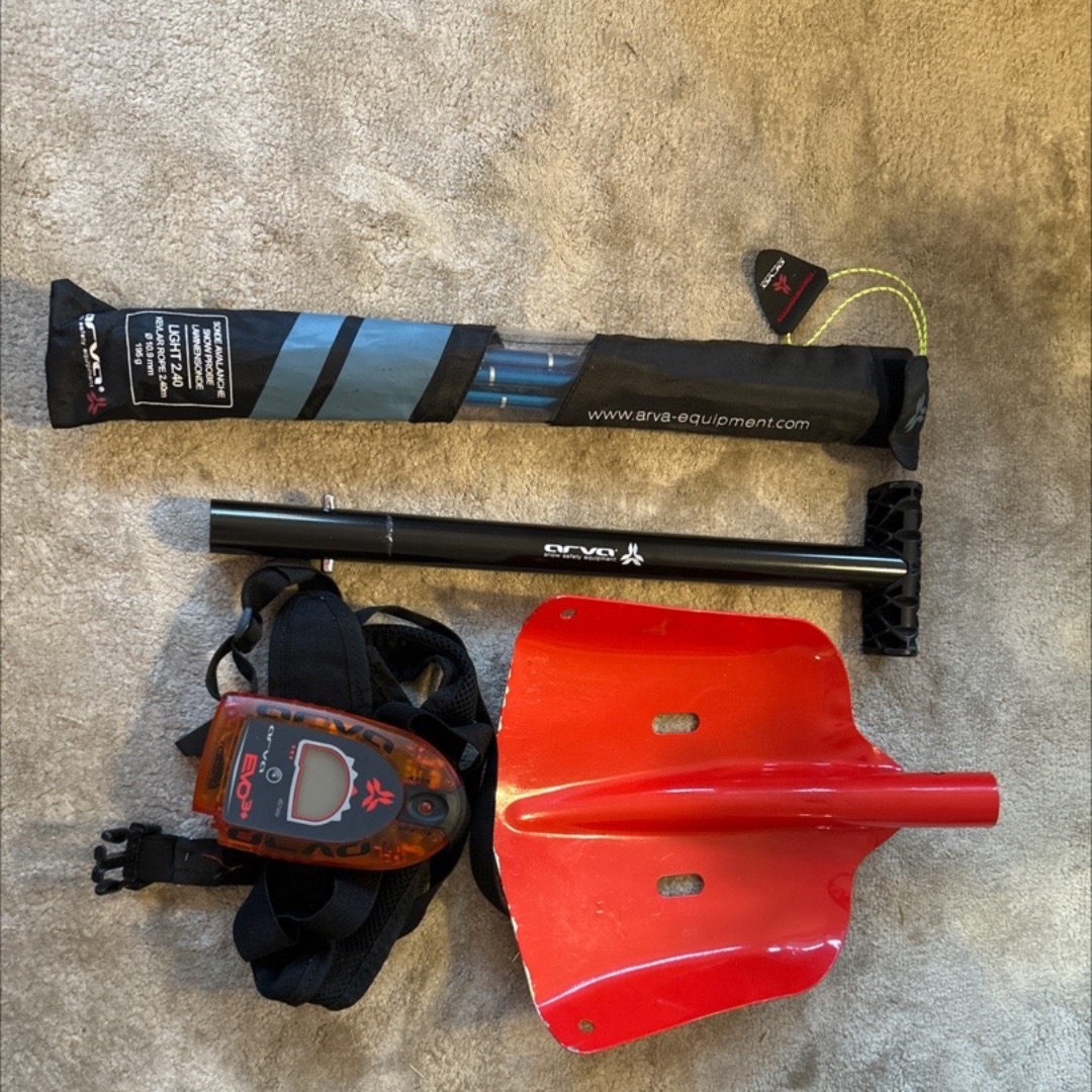 Lavinpaket arva 3+, spade och sond