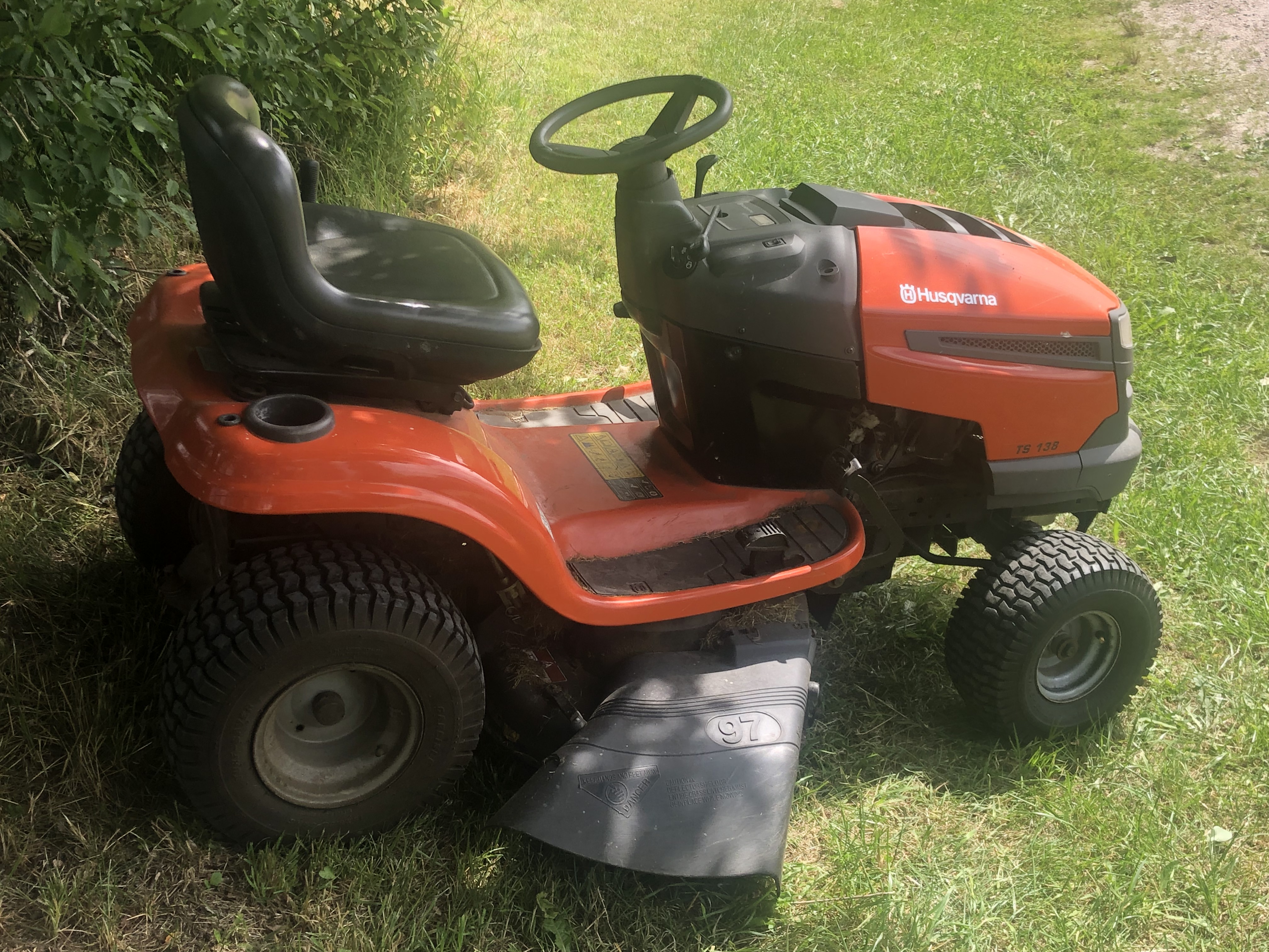 Åkklippare husqvarna ts138 