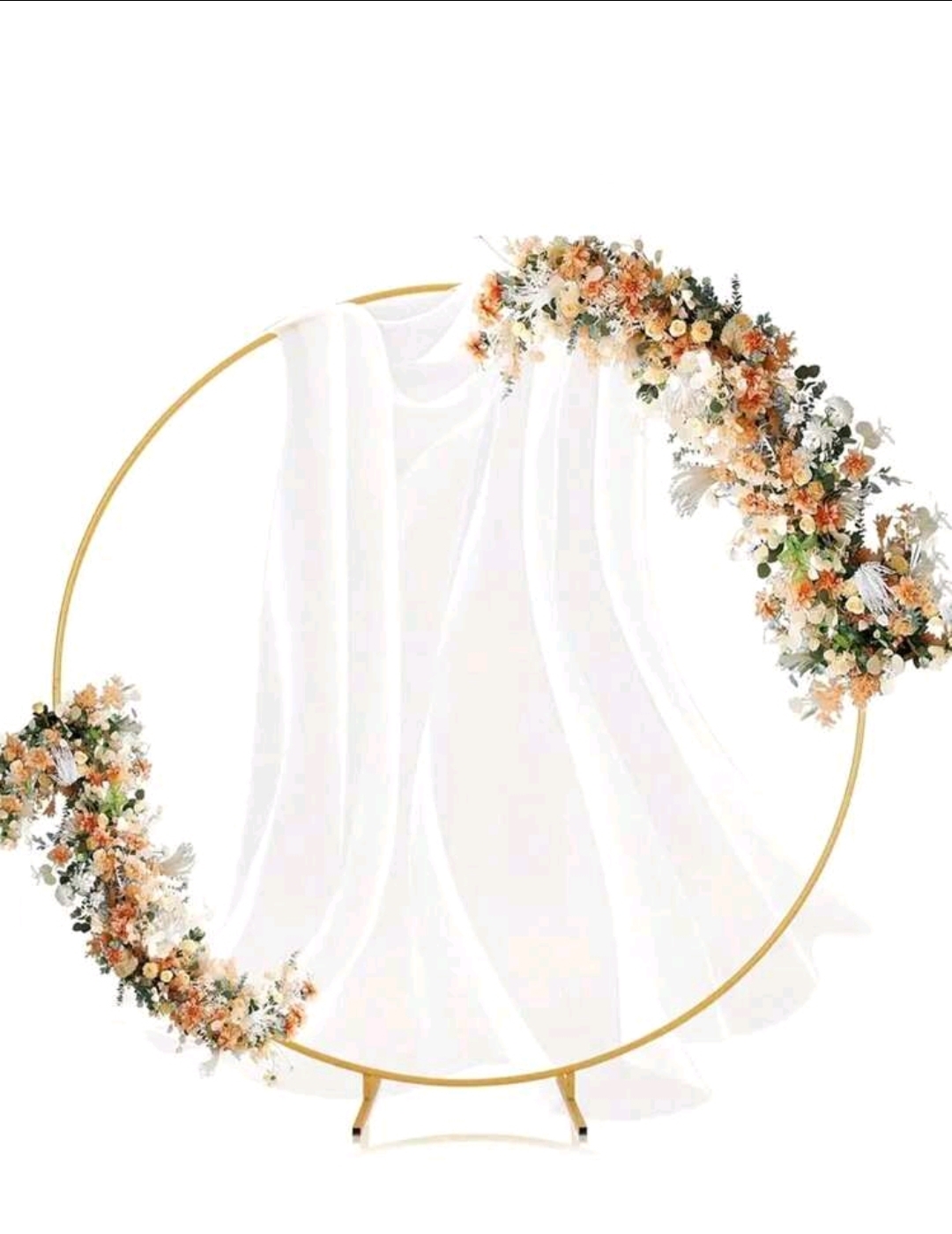 Rund bröllopsbåge i järn