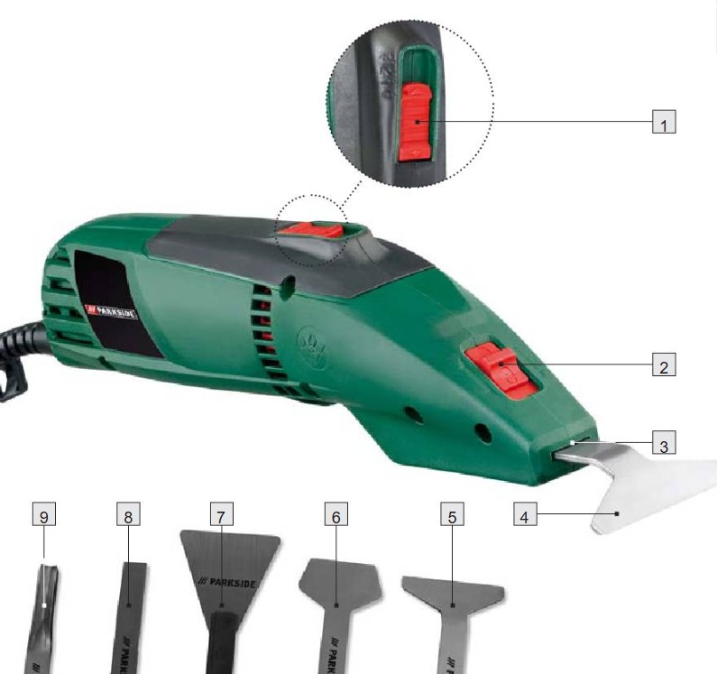Elektrisk skrapmaskin 200w – effektiv borttagning av färg & lim