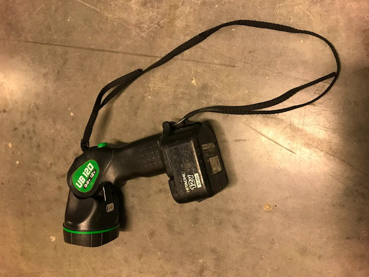 Hitachi ub 120d ficklampa