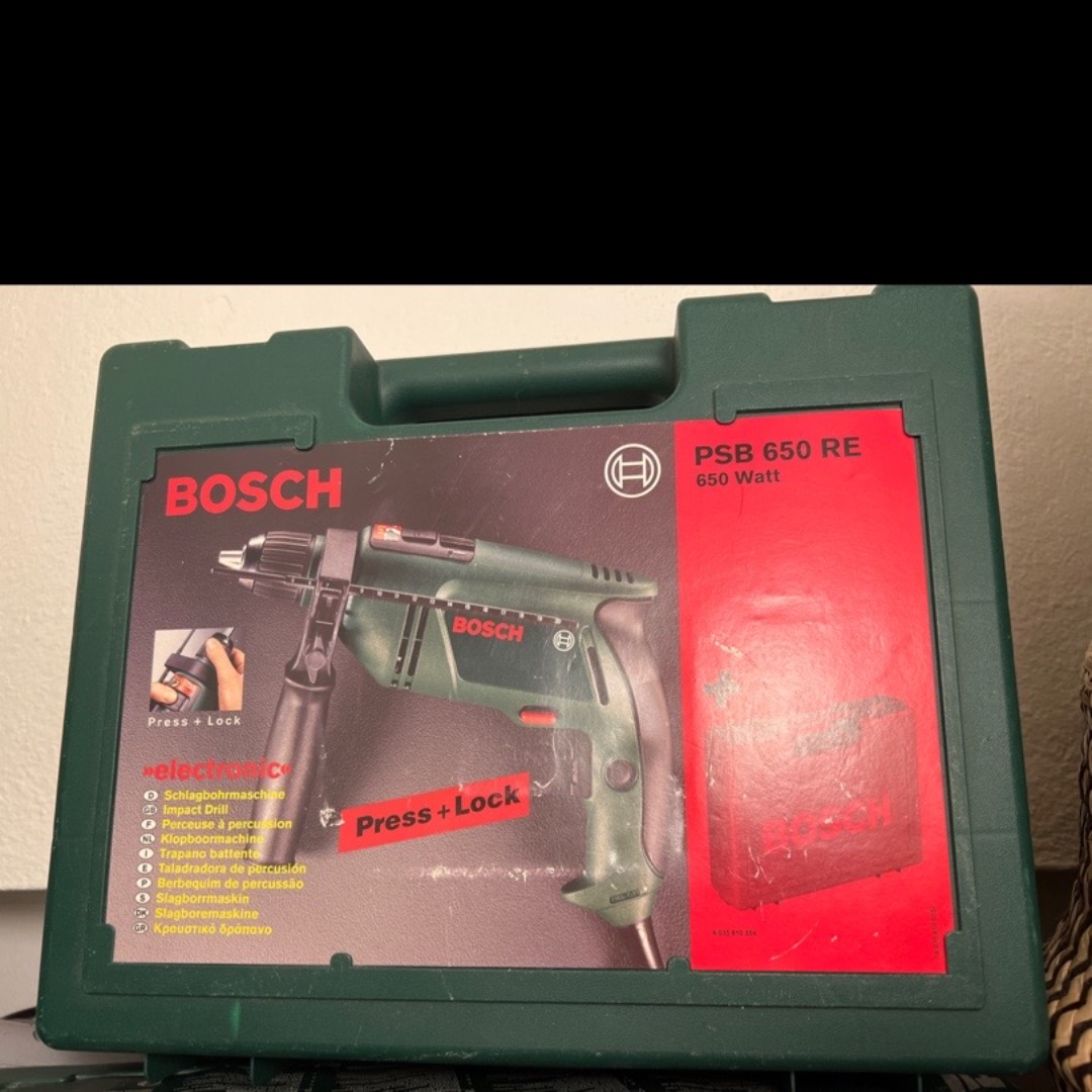 Borrmaskin bosch psb 650 re
