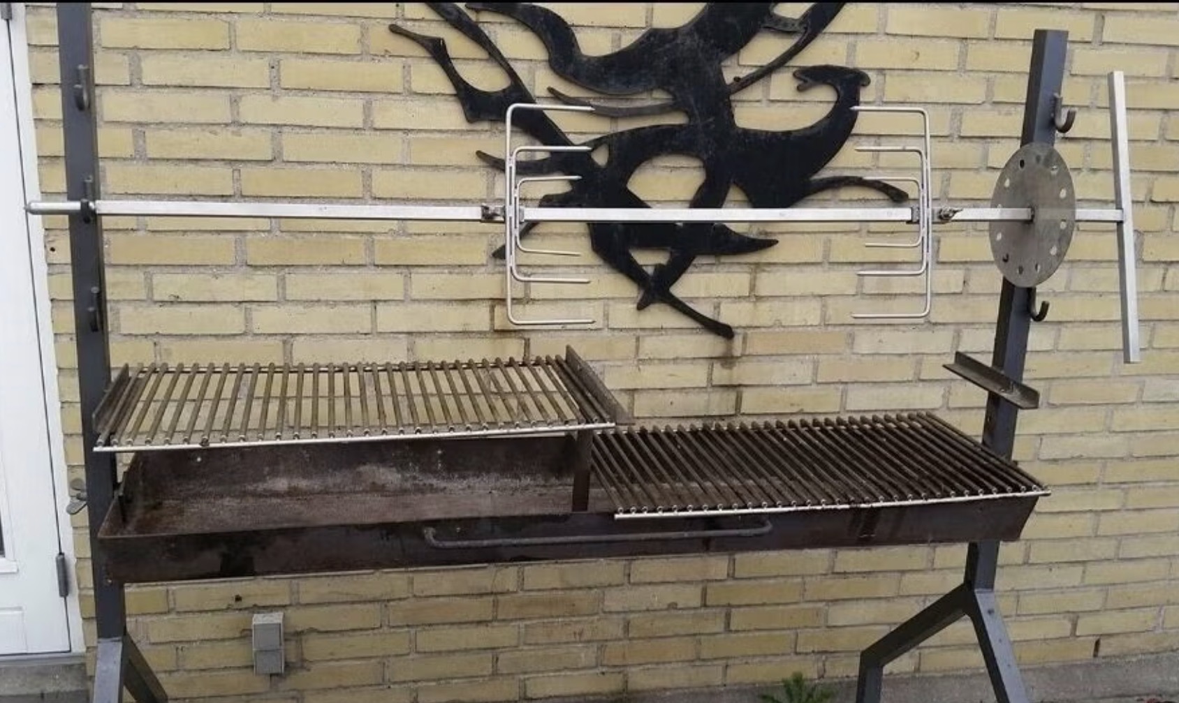 Grill til pattegris rotisserie