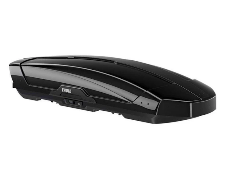 Thule tagboks, motion xt xl (evt. med tagbøjler og/eller tasker)