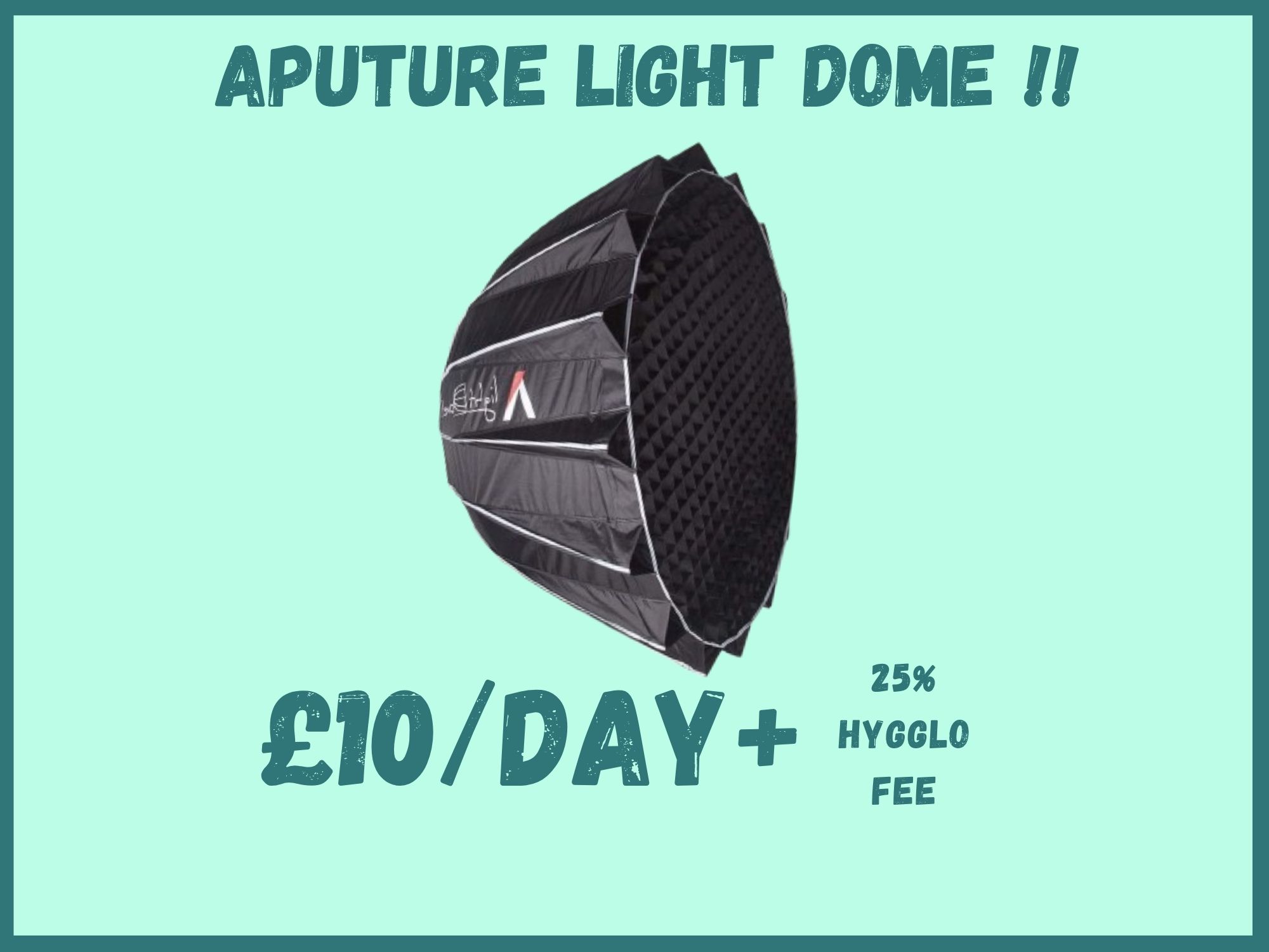Aputure light dome ii / diameter: 34.8" (88.4cm)