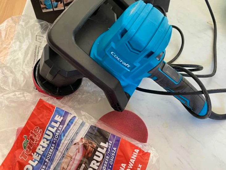 Polermaskin för bilen eller båten etcetera