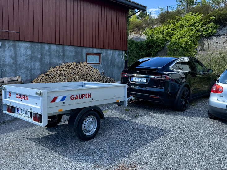 Gaupen b0720 tilhenger med presenning