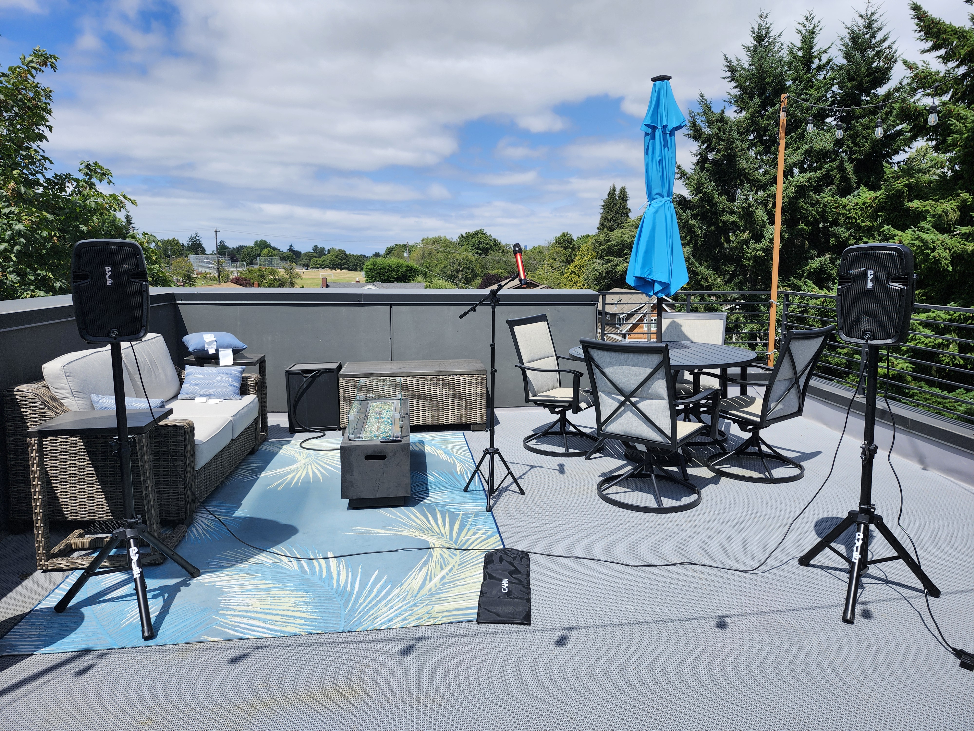 Diy party/wedding sound system – 2 speakers, 2 wireless mics + stand