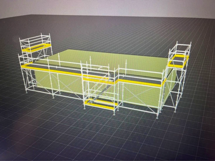 Hyra byggställning inklusive montage