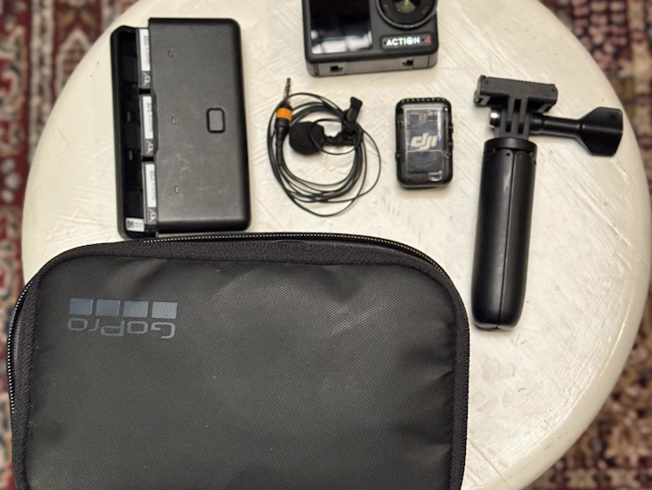 Dji action 4 filmkitt med trådlös mic.