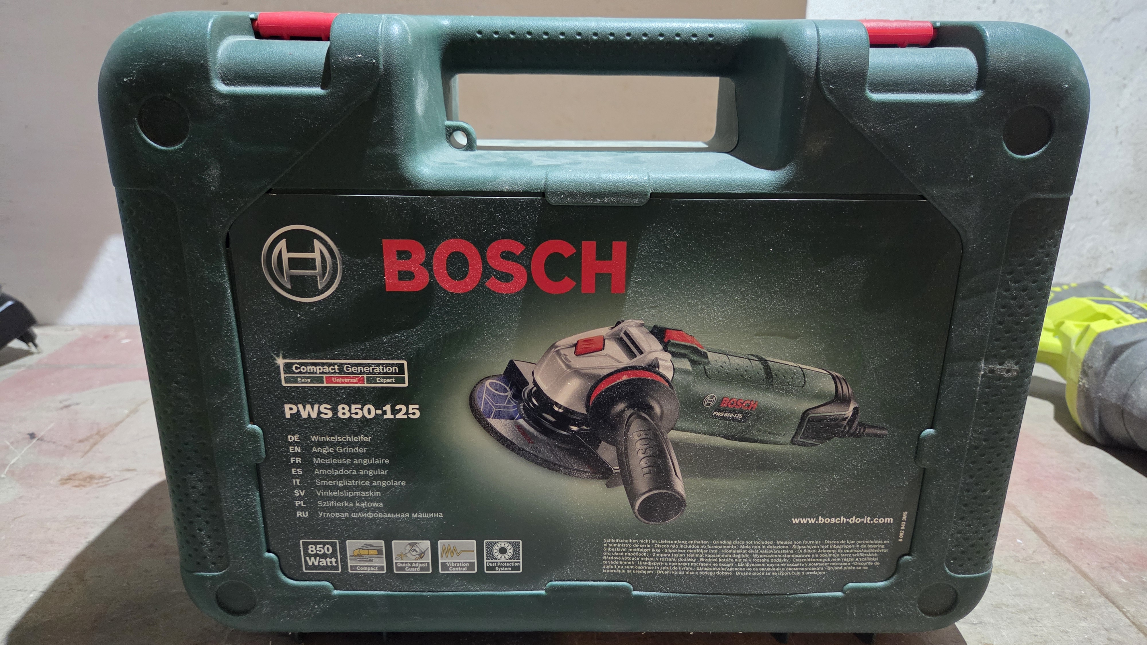 Bosch pws-850-125 vinkelsliper 