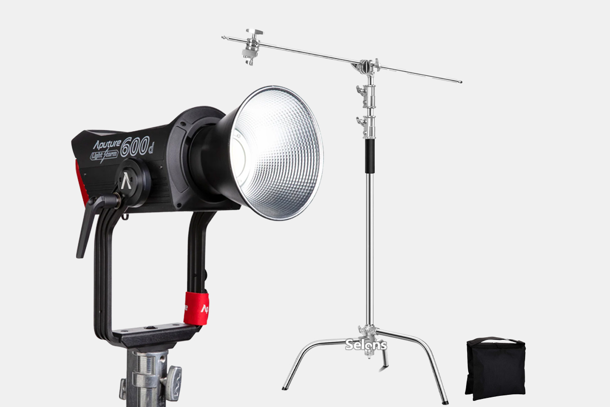 Aputure ls 600d kit + c stand 