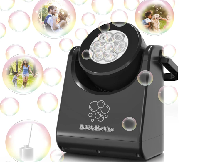 Bubble machine, portable automatic bubble machine , 18000+ bubbles