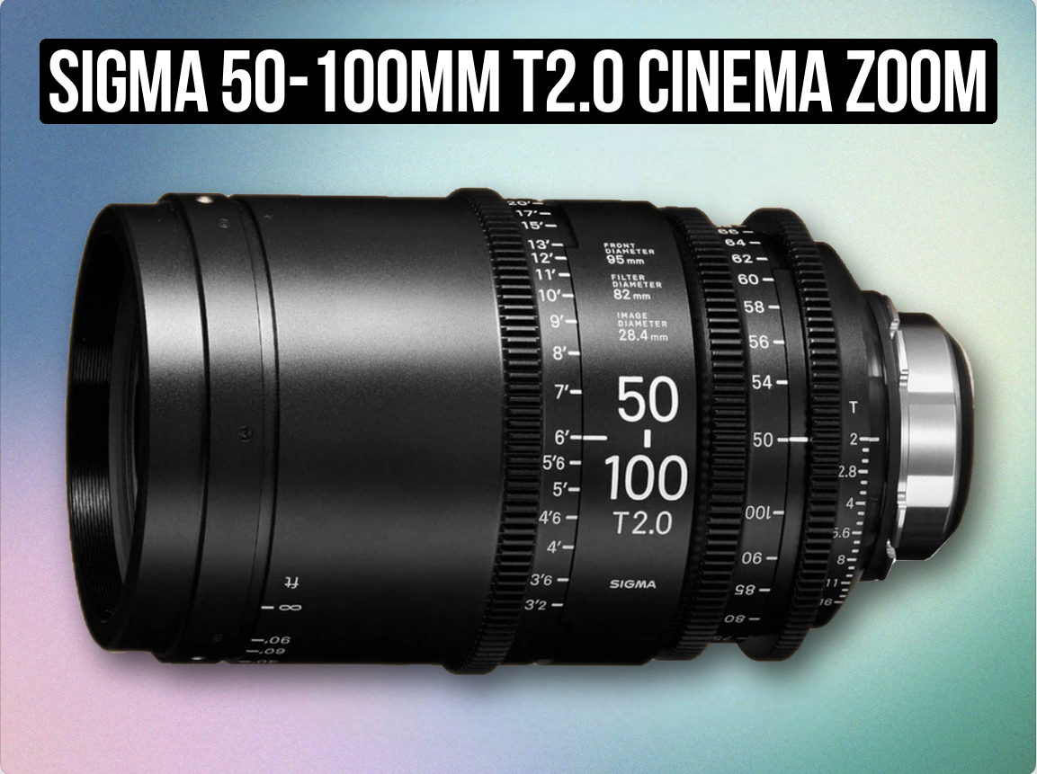 Sigma 50-100mm t2.0 cinema zoom lens pl mount 