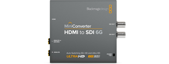 Blackmagic design mini konverter hdmi to sdi 4k