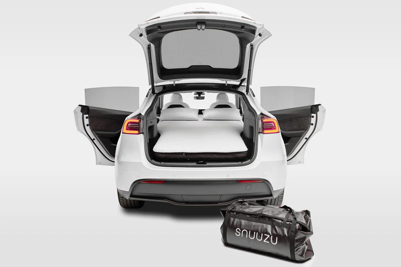  snuuzu premium-madrass til tesla model y – solskjerming inkludert