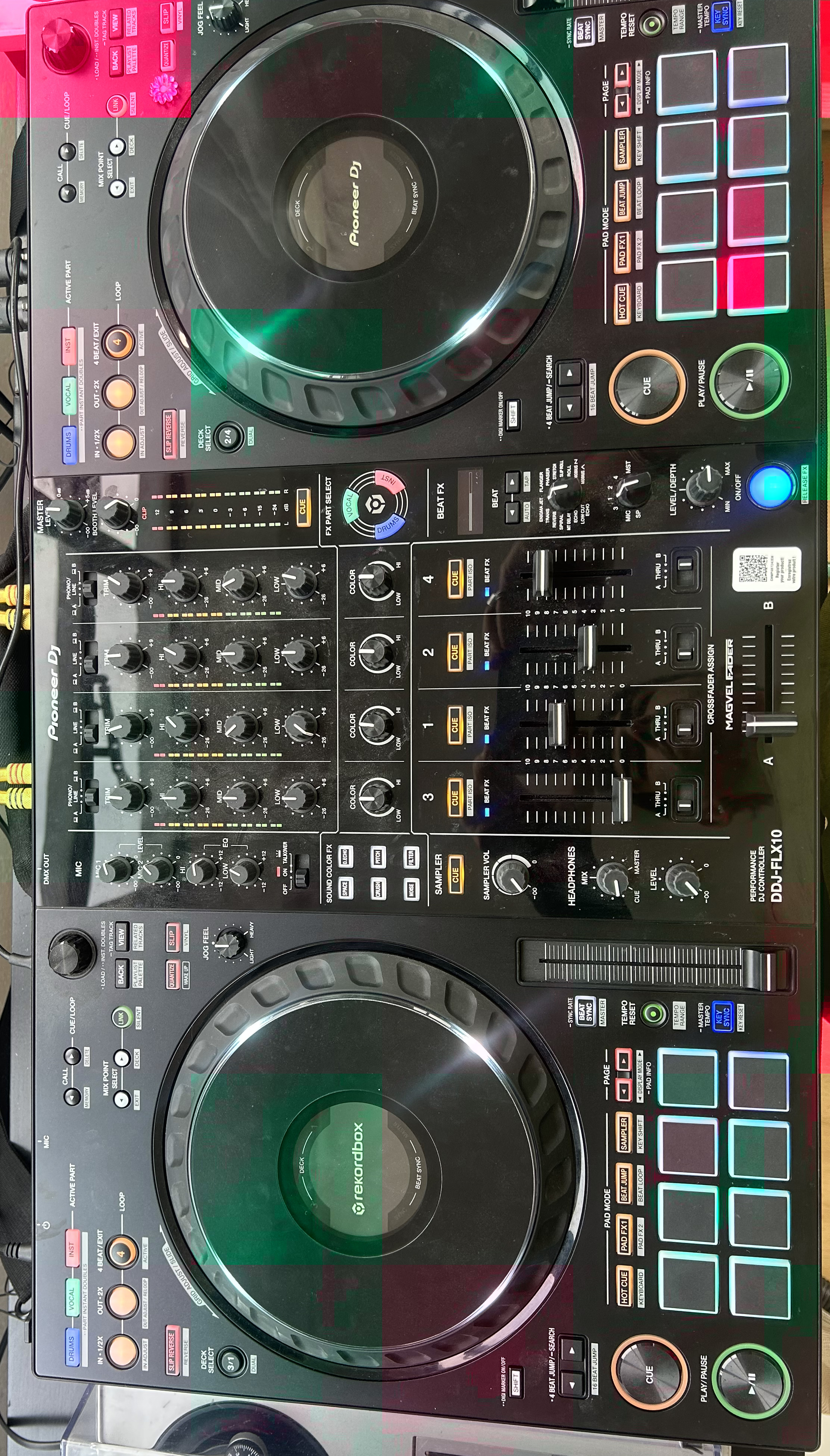 Pioneer dj ddj-flx10 4-channel dj controller