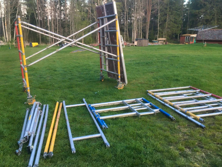 Byggnadsställning/arbetsplattform zip up