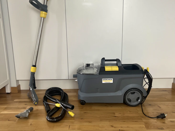 Hemkörning ingår! mattvätt och texilltvätt puzzi 10/1. + medel.